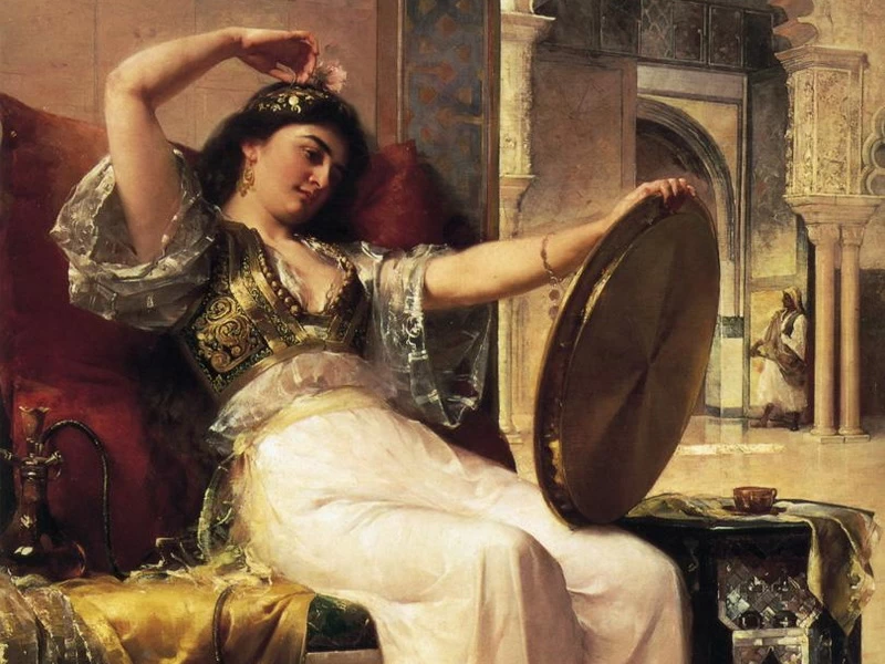 1861-Oliver Dennett Grover - Scena dell'harem